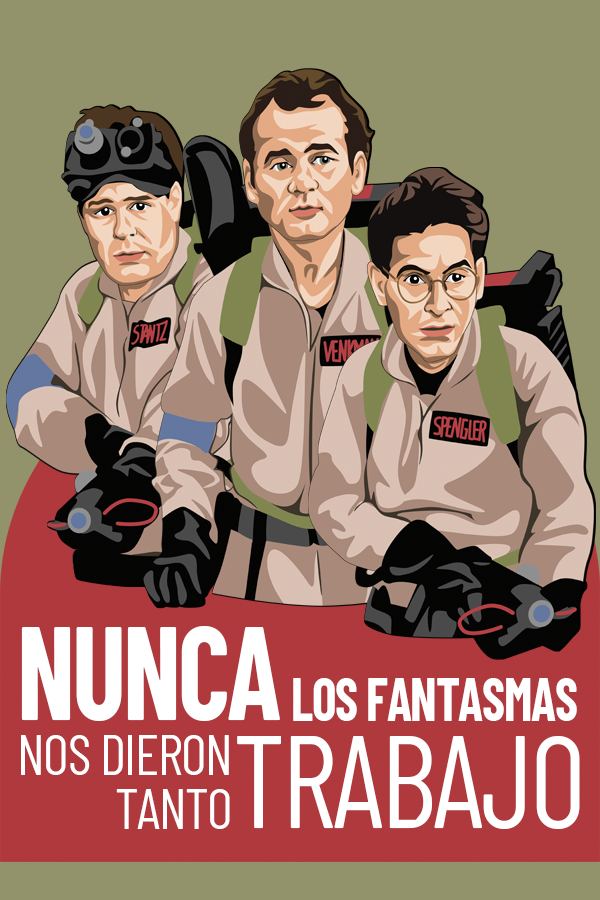 Ilustracion Nunca los fantasmas nos dieron tanto trabajo.